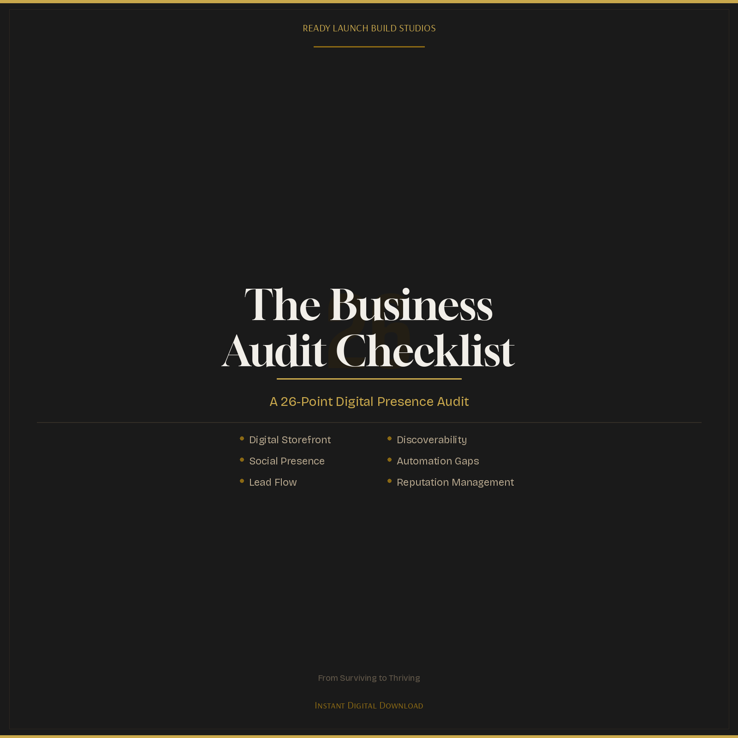 The Business Audit Checklist
